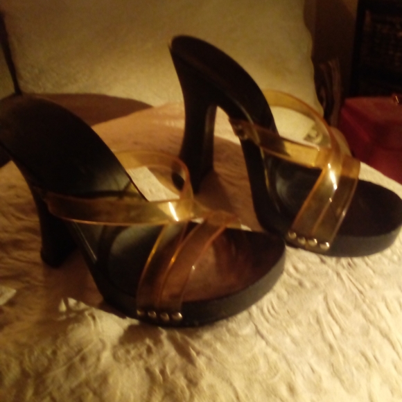 Black sexy wedges - Picture 2 of 4